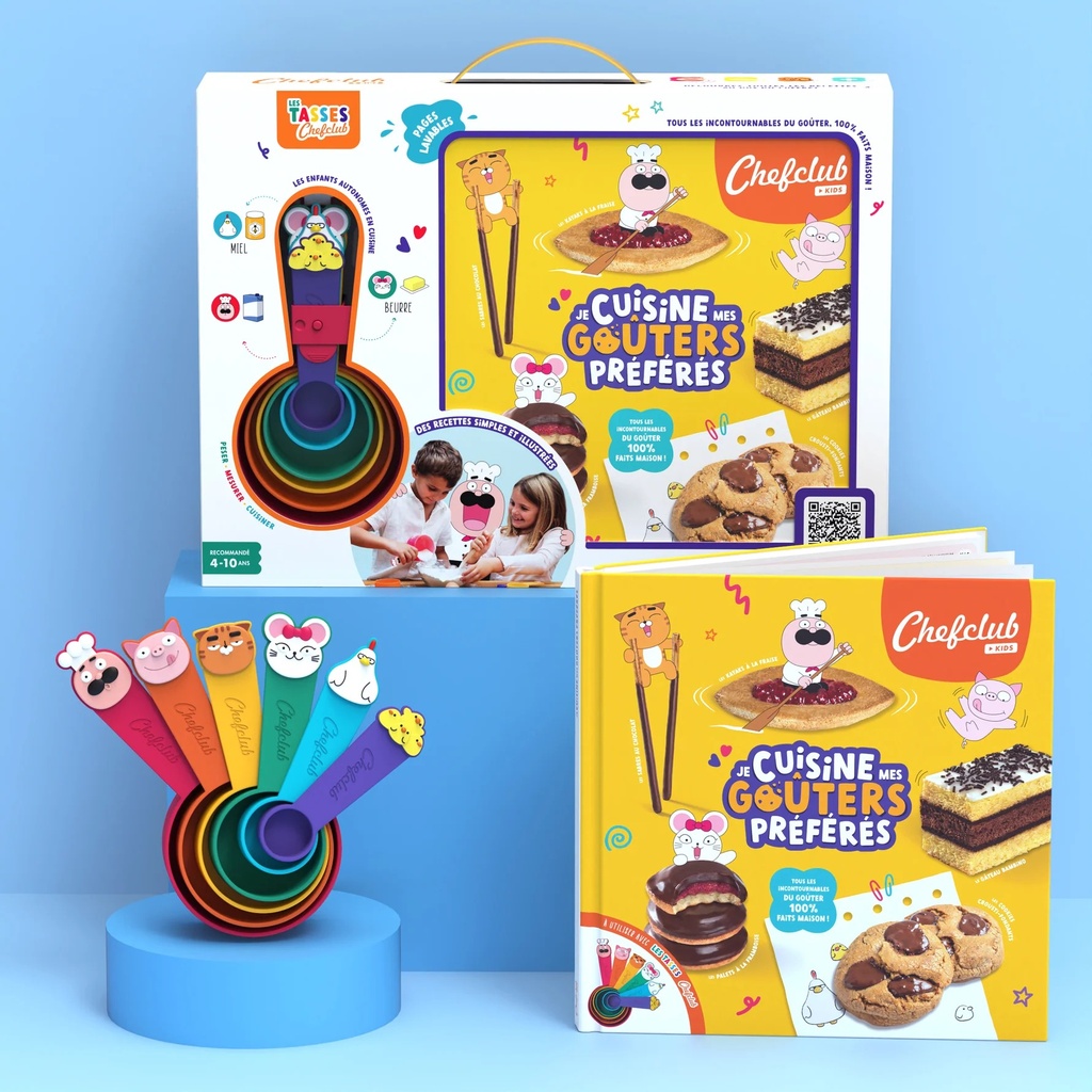 [9782490129911] Chefclub Coffret Kids : Je Cuisine Mes Goûters Préférés