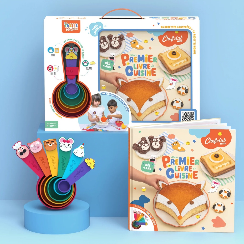 [9782490129775] Chefclub Coffret Kids : Mon Premier Livre De Cuisine