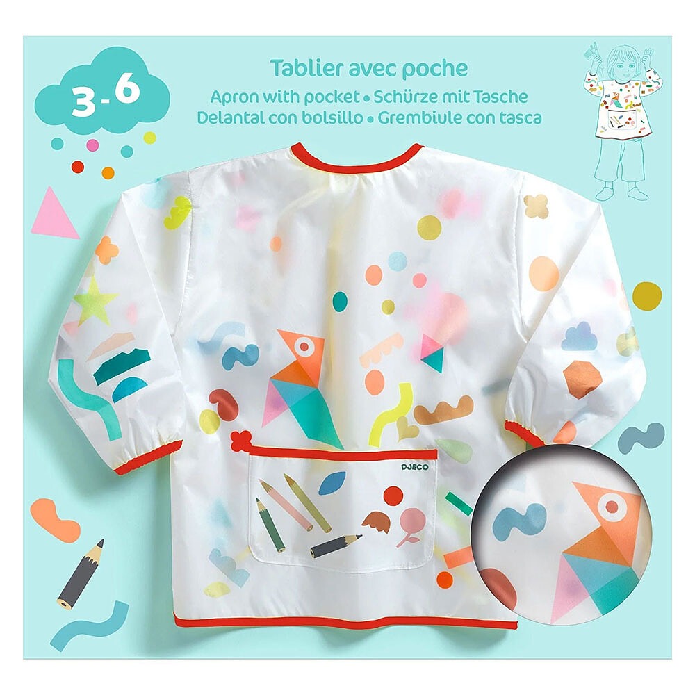 Djeco Accessoires Des Petits - Tablier Avec Poche
