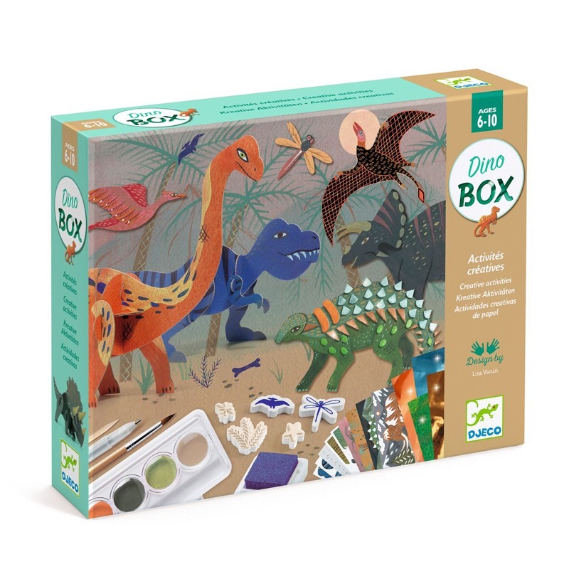 Djeco Coffrets Multi Activites - Dino Box - Fsc Mix