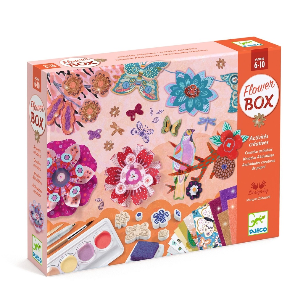 [DJ09330] Djeco Coffrets Multi Activites - Flower Box - Fsc Mix
