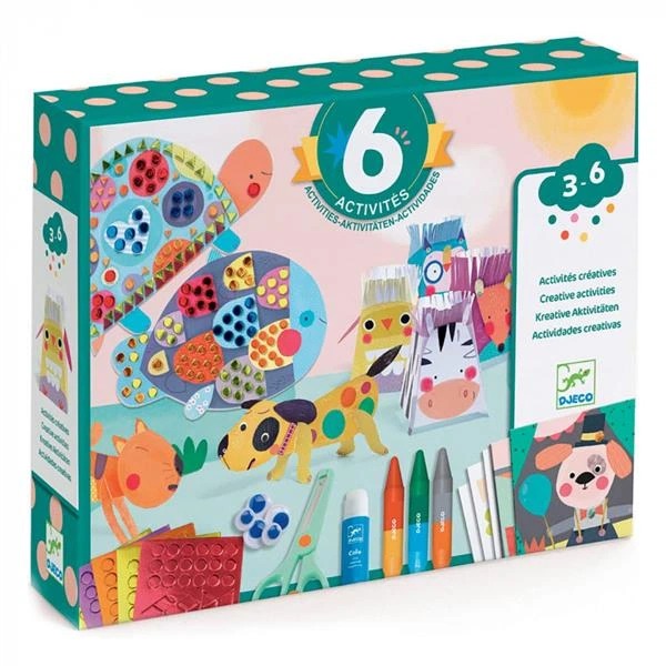 [DJ09293] Djeco Coffrets Multi Activites - Les Animaux Et Leurs Maisons - Fsc Mix