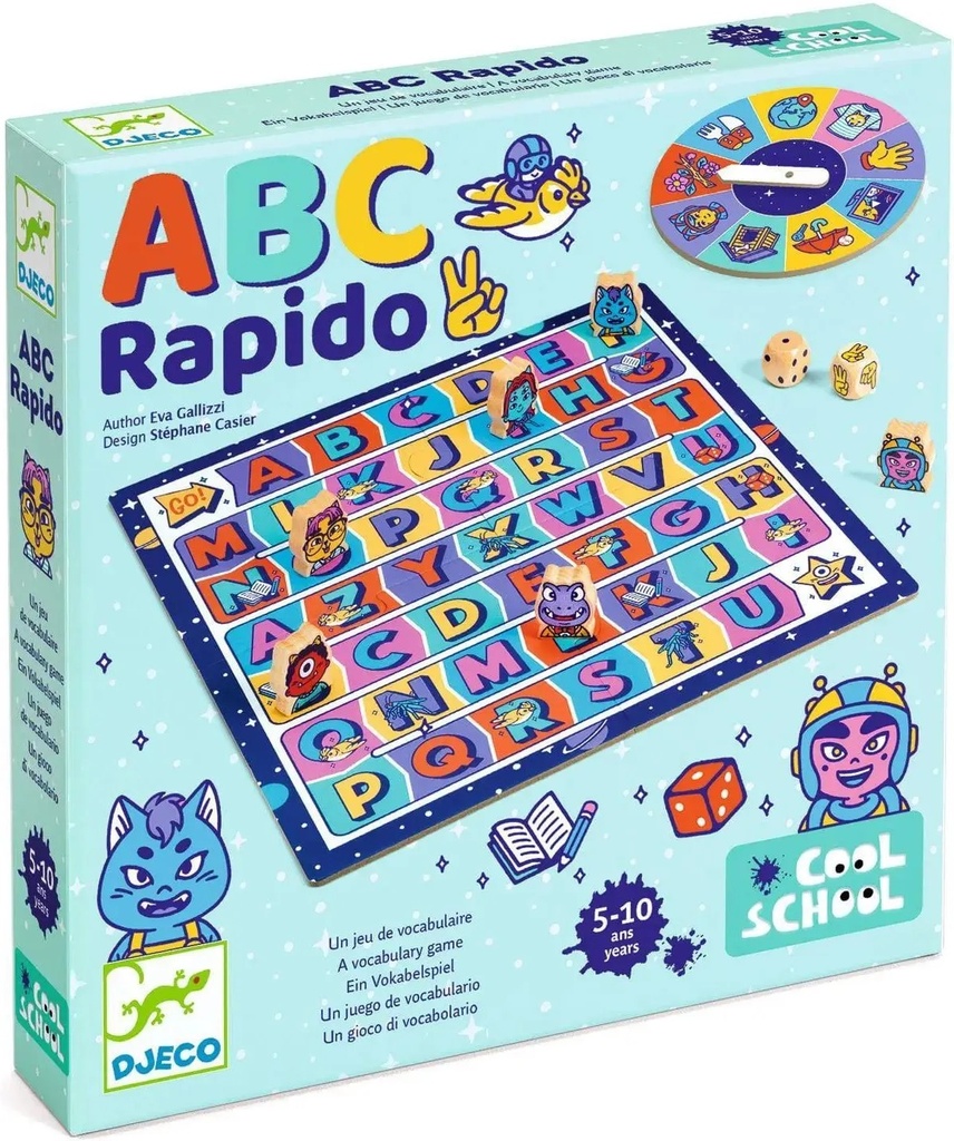Djeco Cool School - Abc Rapido - Fsc 100%