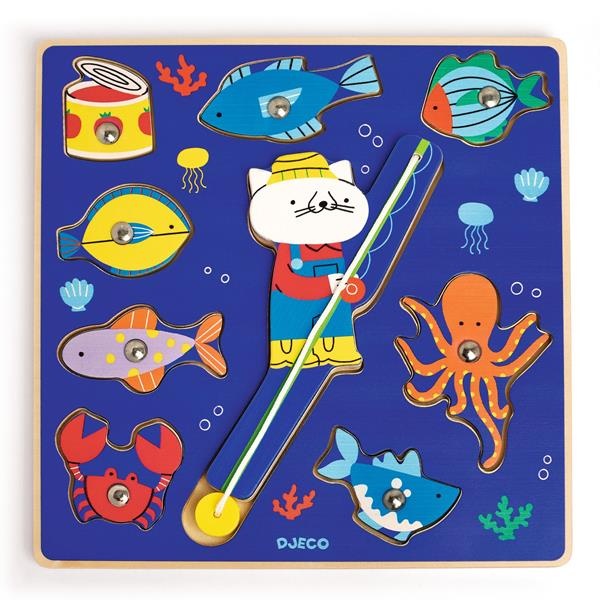 Djeco Puzzle Relief - Puzz & Fish Color - Fsc 100%