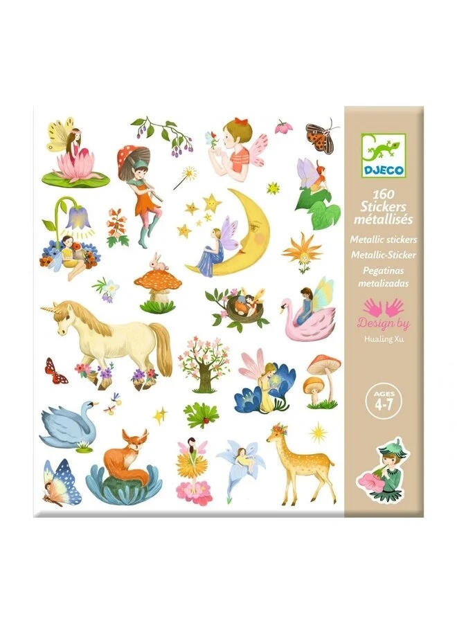 Djeco Stickers Textures - Fantasy - Fsc Mix