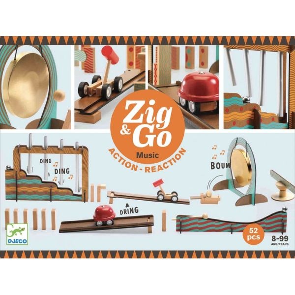 Djeco Zig & Go - Music - 52 Pcs - Fsc 100%