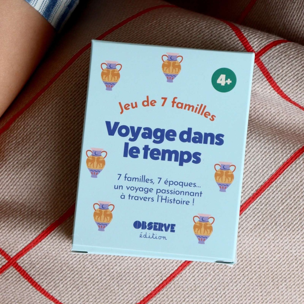 Geronimo Games Observe - Le Jeu De 7 Familles - Voyage Dans Le Temps