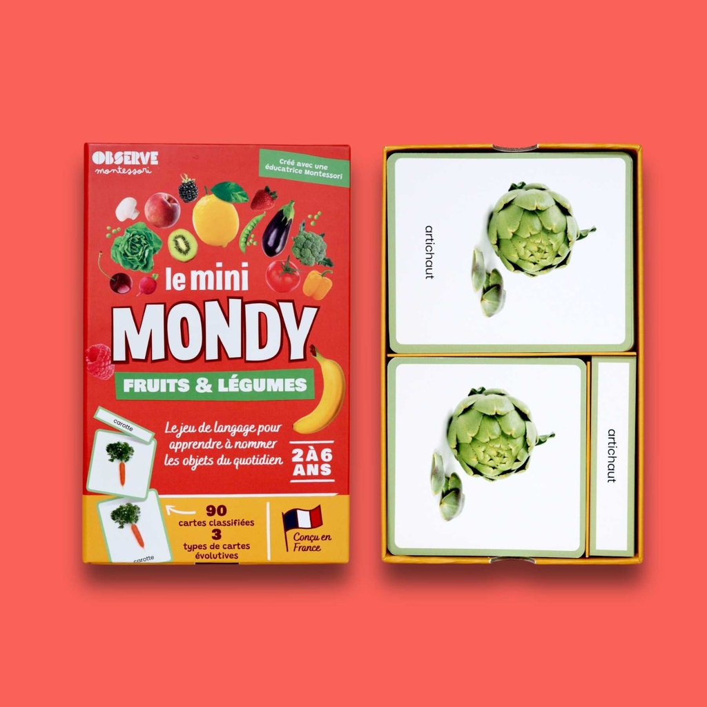 Geronimo Games Observe - Le Mini Mondy - Fruits & Légumes
