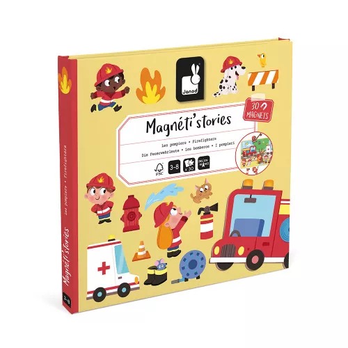 [J05453] Janod Magnetistories Les Pompiers