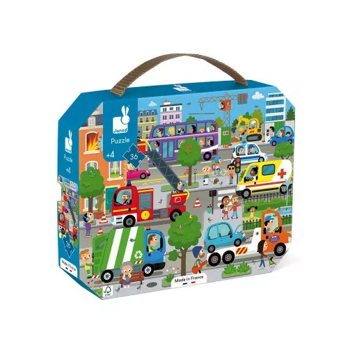 [J02644] Janod Puzzle City - 36 Pcs