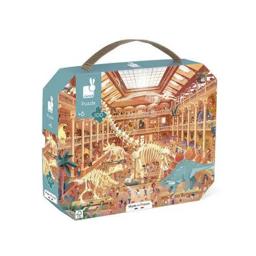 Janod Puzzle Musee Histoire Naturelle - 100 Pcs