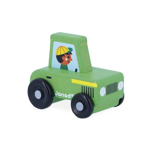 Janod Tapis - Roulant Tracteur Vert