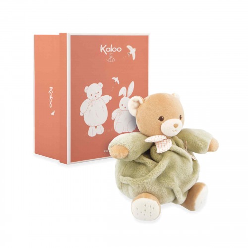 Kaloo Patapouf Ours Vert 17 cm