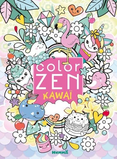Livre Color Zen - Kawaii