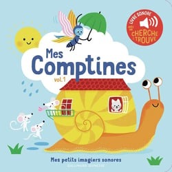 Livre Mes Comptines - Vol01 - Des Sons A Ecouter, Des Images A Regarder