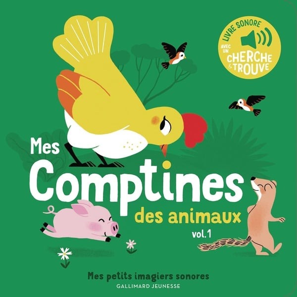 Livre Mes Comptines Des Animaux - Vol01 - Des Sons A Ecouter, Des Images A Regarder