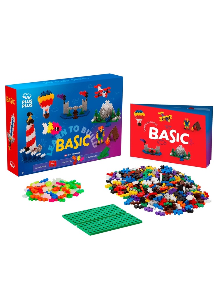 Plus Plus Learn To Build Basic 600 Pièces