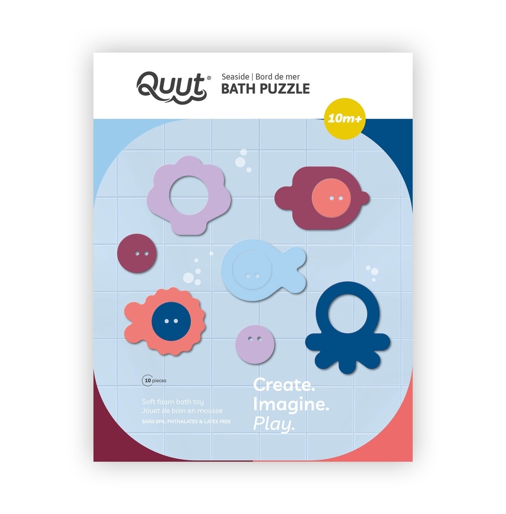 [175209] Quut Bath Puzzle - Bord De Mer
