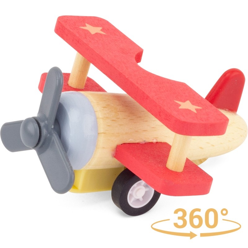 [23542] Ulysse Retrofriction En Bois : Les Biplans