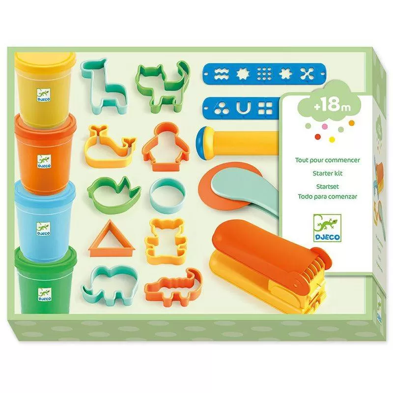 [DJ09020] Djeco Pâte A Modeler - Tout Pour Commencer - Pop