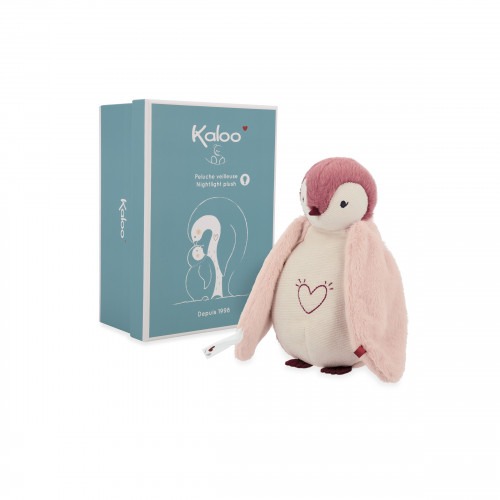 [K21011] Kaloo Peluche Veilleuse Manchot Rose