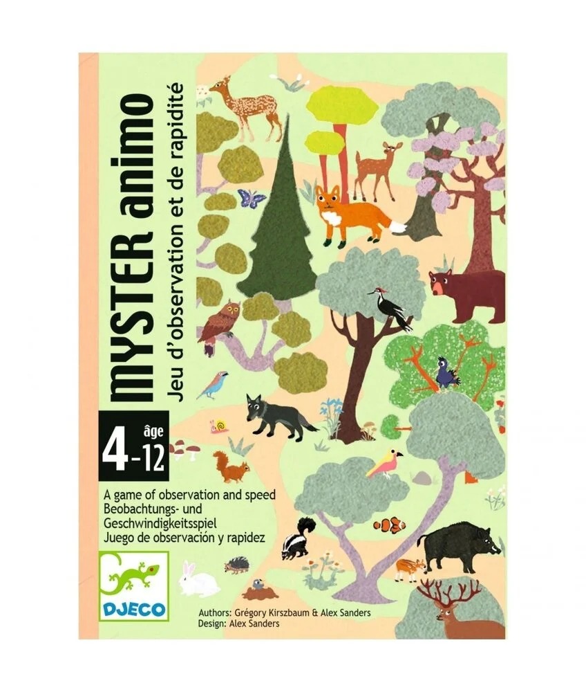 Djeco Jeu De Cartes - Myster Animo - Fsc Mix