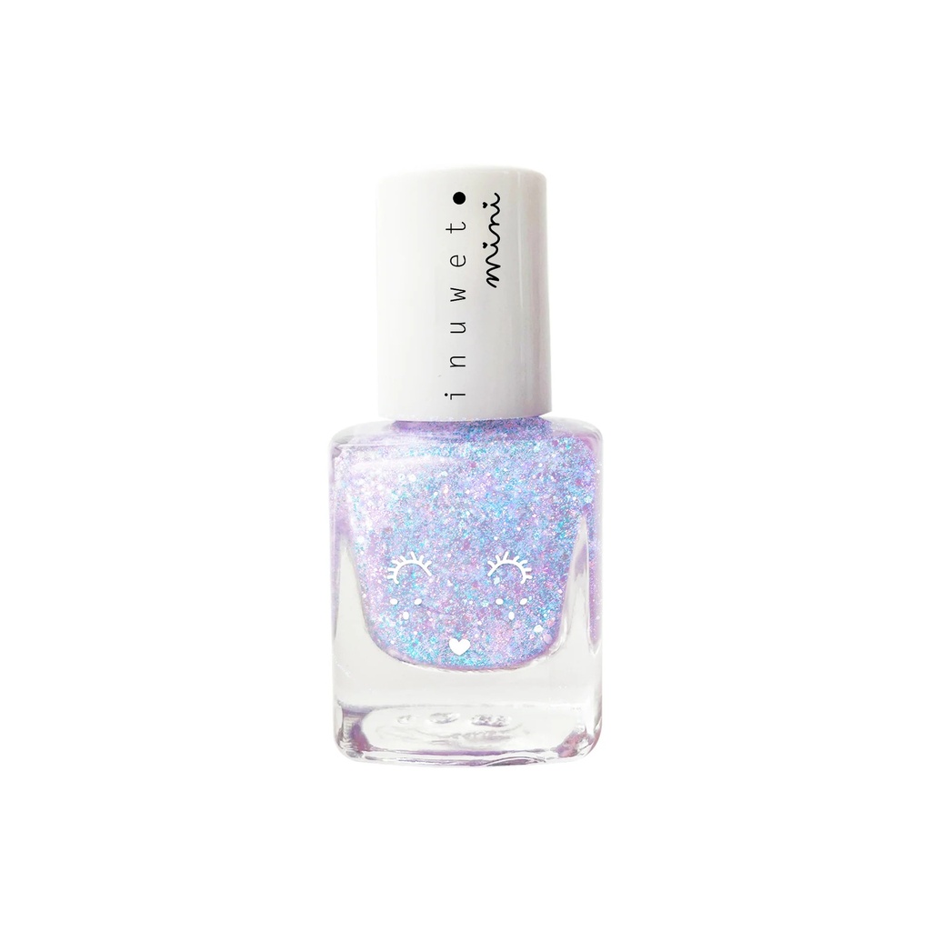 Inuwet Mini Kids Water Based Nail Polish Vernis Enfant A L Eau Bleu Princess Kv21