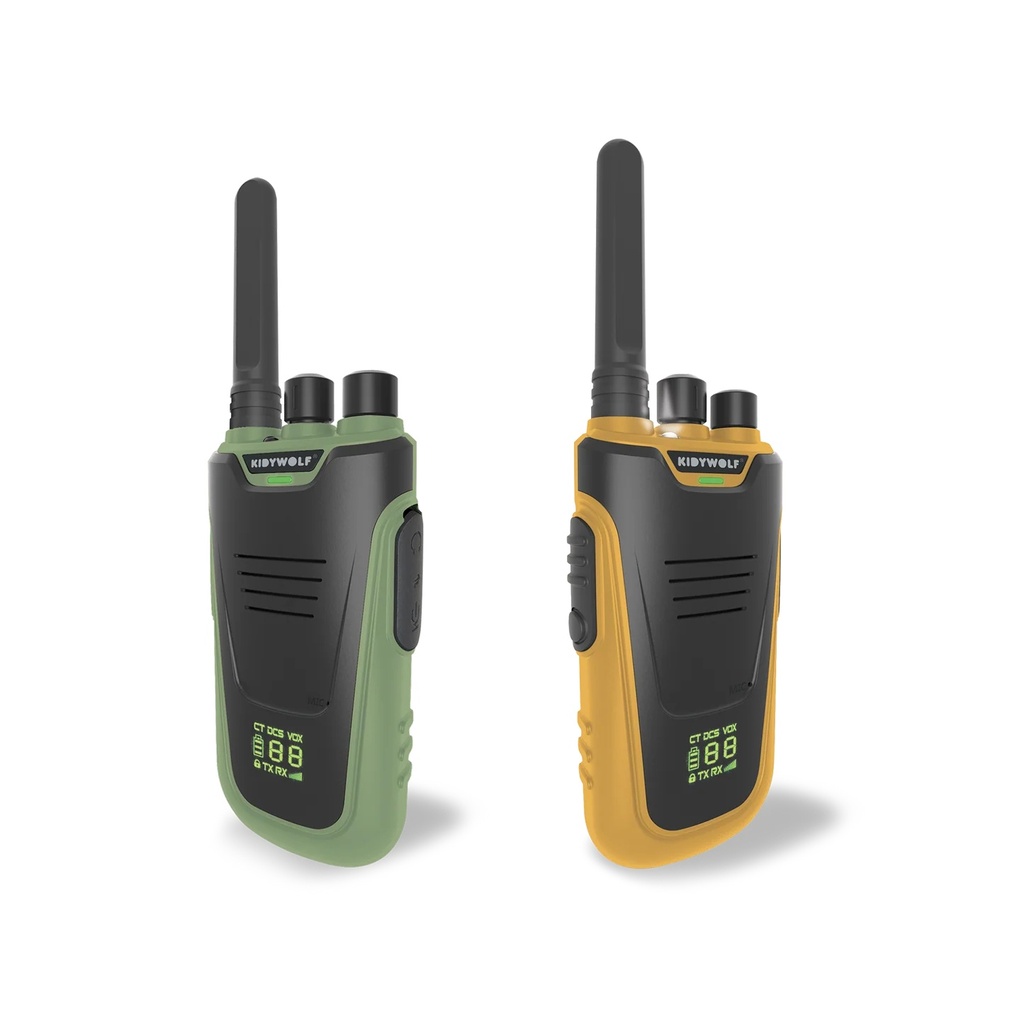 Kidywolf Kidytalk Talkie Walkie Vert-Orange
