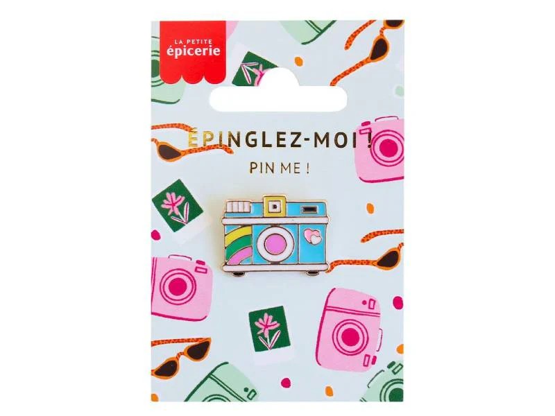 La Petite Epicerie Broche Pin'S Appareil Photo