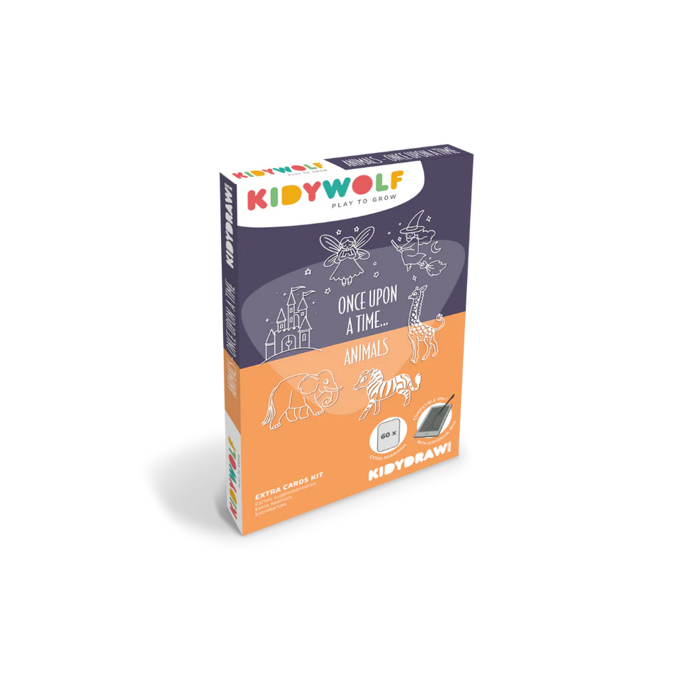 Kidy-Draw Mini - 60 dessins "once upon a time" et "animaux"