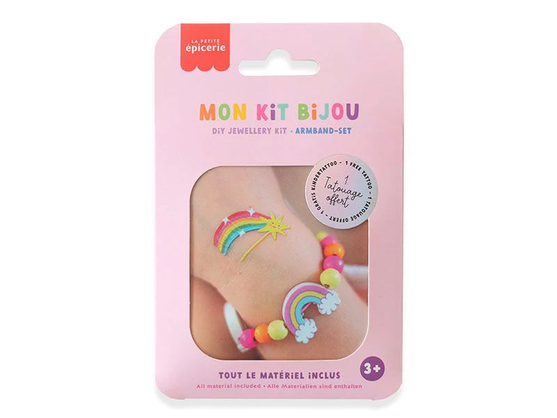 La Petite Epicerie Mon Kit Bijou Enfant - Bracelet Arc-en-ciel