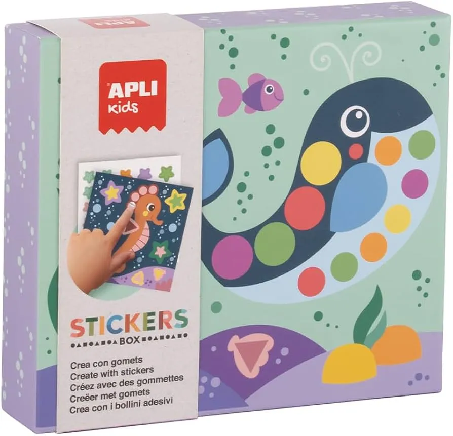 [000020075] Apli Stickers box OCEAN