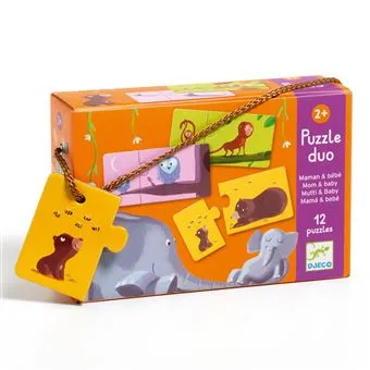 Djeco Puzzle Duo - Puzzle Duo maman et bébé