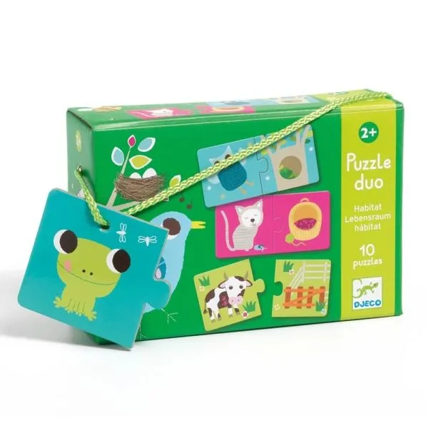 Djeco Puzzle Duo - Habitat