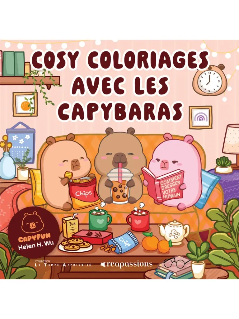 [9782814107212] Cosy Coloriages Avec Les Capybaras