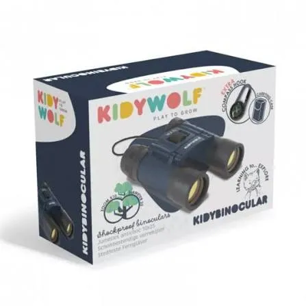 Kidywolf Kidybinoculars Jumelles antichoc 10X25 Bleu