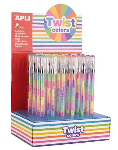 Apli - Stylo multicolore