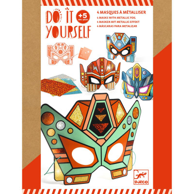 Djeco - DIY 4 masques à métalliser