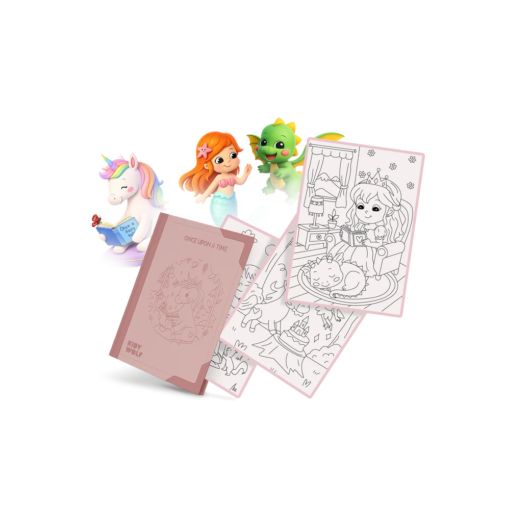 [[KIDYDRAW-PAD-REFILL6-OUT]] Kidywolf 30 recharges de dessins "il était une fois"