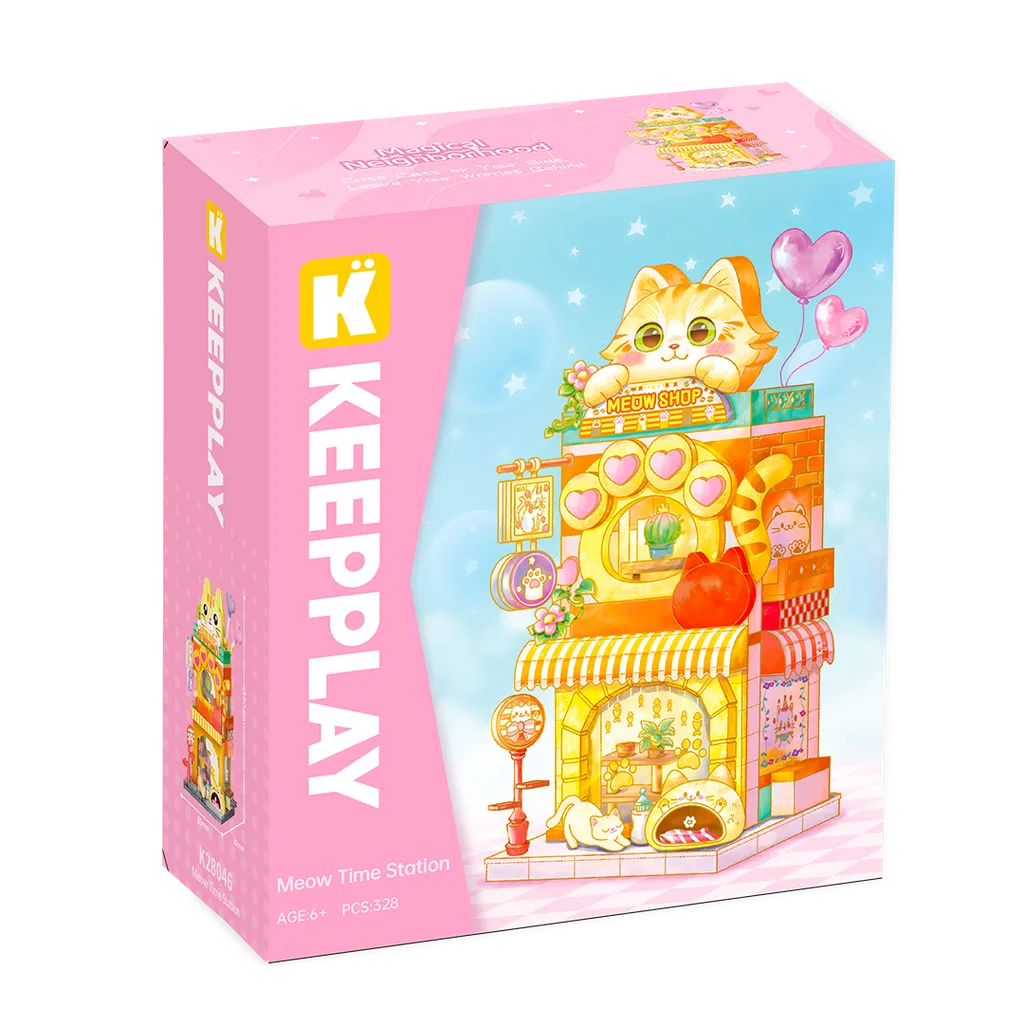 [03926] Keepplay - City Corner Meow Time Station