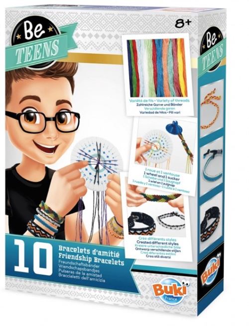 Buki - Be Teens 10 bracelets d'amitié