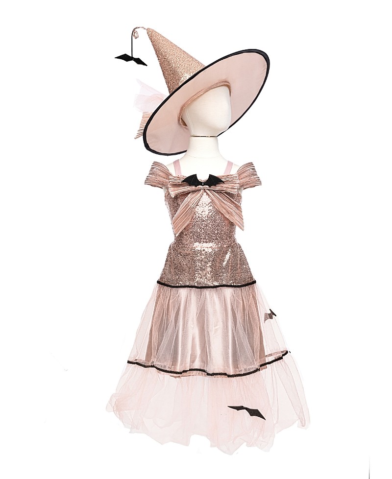 [31417] Great Pretenders - Robe de sorcière glamour + chapeau 7-8 ans