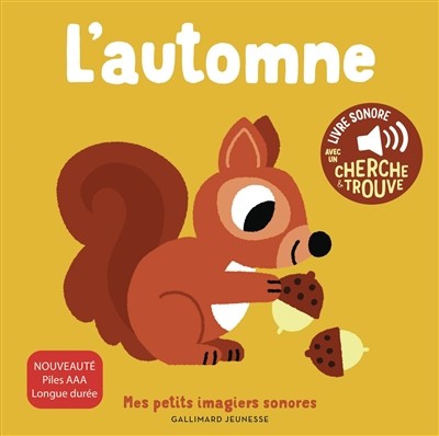 Mes petits imagiers sonores - l'automne