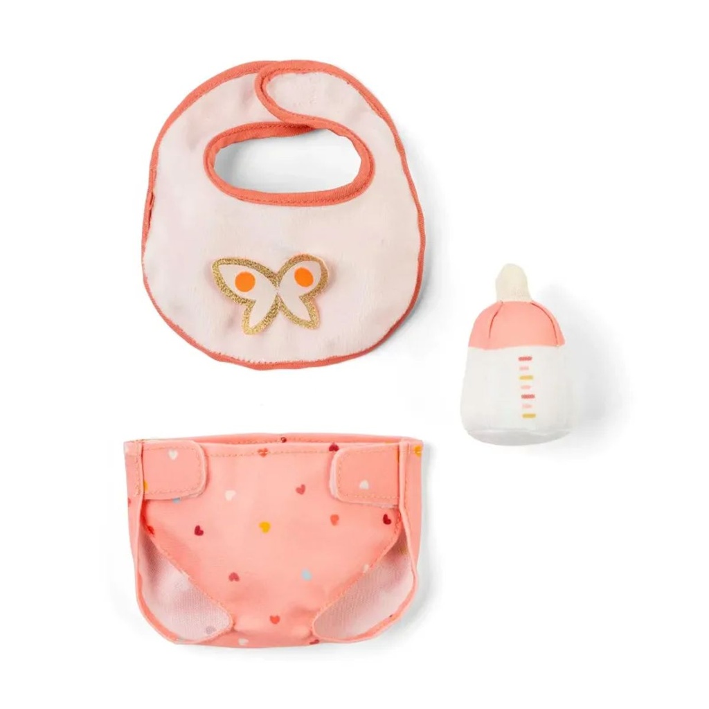 Lilliputiens - Set 3 Accessoires Rose Bebe