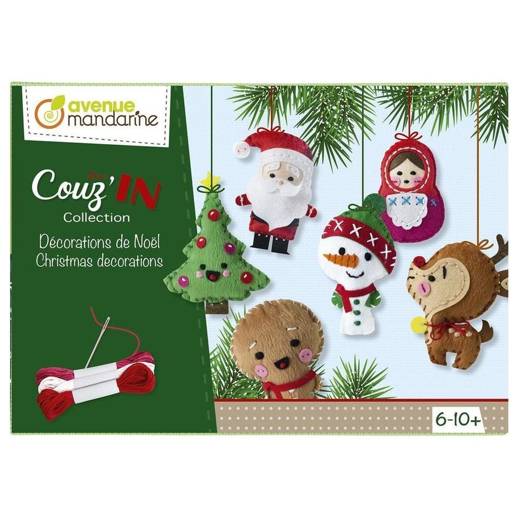 Boîte créative Mini Couz'IN - décorations de Noël