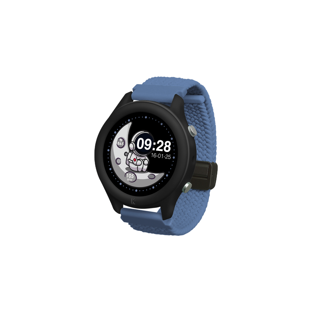 Kidywolf - Montre Connectée. Applications Variées : Sommeil, Fréquence (K-WATCH-BU)