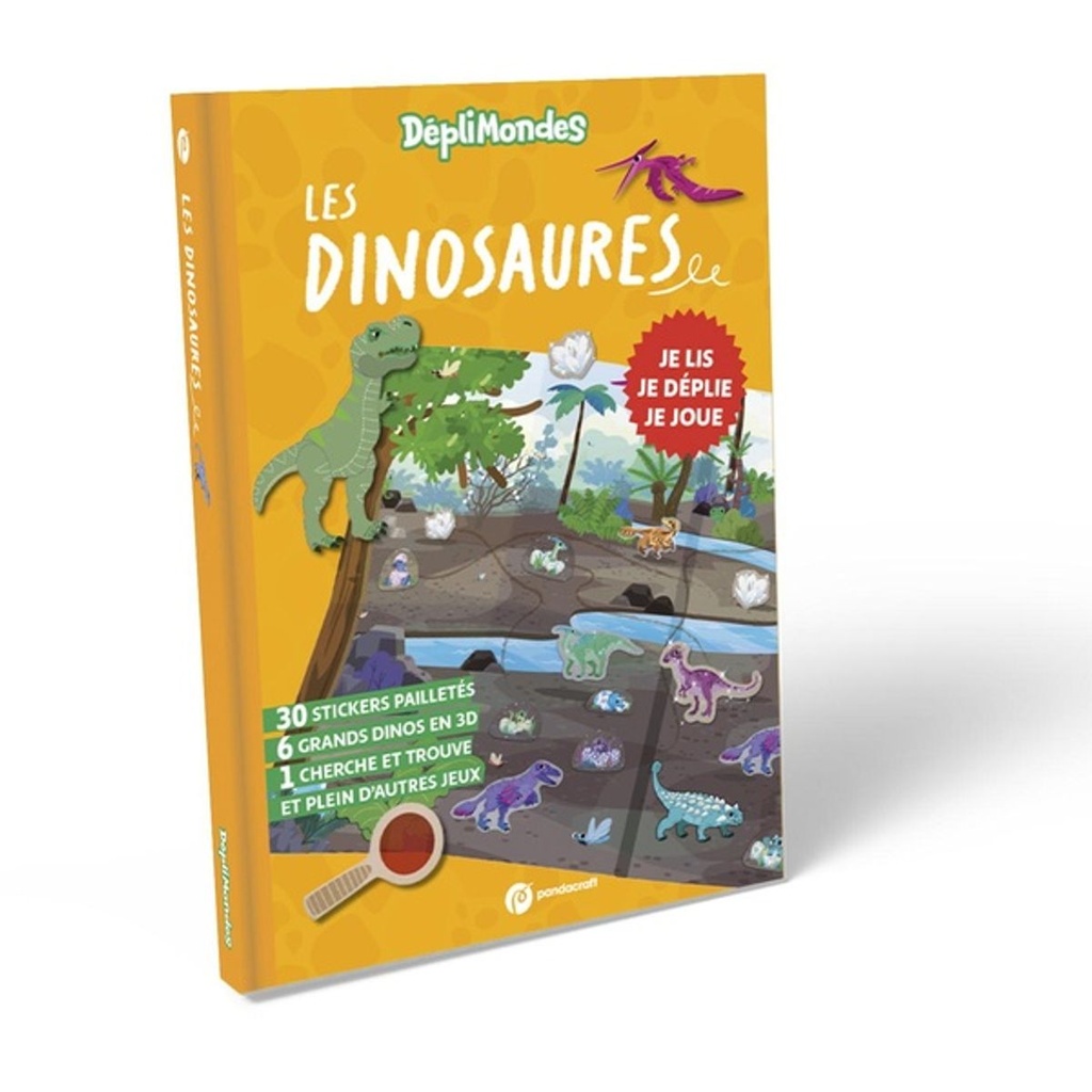 Les dinosaures - DépliMondes 4 ans +