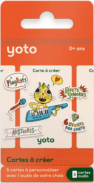 Yoto - 5 cartes à créer