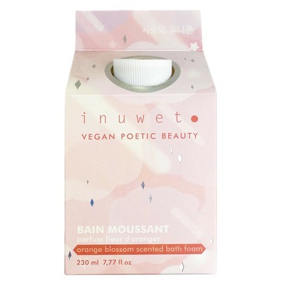 Inuwet - Bain moussant fleur d'oranger