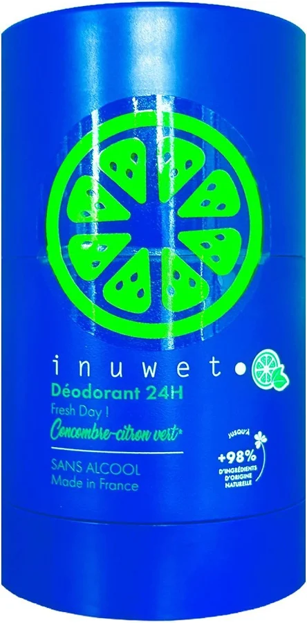 Inuwet - déodorant concombre citron vert